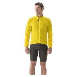 Kurtka wodoodporna Mavic Cosmic H2O. Żółte kurtki męskie MAVIC, bez wzorów, sportowe, bez kaptura. Za 761.70 zł.