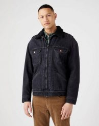 WRANGLER ANTI FIT SHERPA MĘSKA KURTKA JEANSOWA ONE CHANCE W4727029P 112321160. Kurtki męskie Wrangler, m, bez wzorów, z jeansu, bez kaptura. Za 419.99 zł.