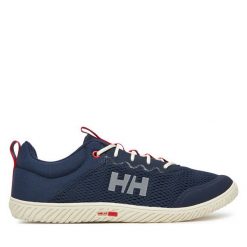 Buty do sportów wodnych Helly Hansen. Niebieskie buty sportowe męskie Helly Hansen, bez wzorów, bez zapięcia, żeglarskie. Za 309.99 zł.