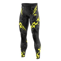 Legginsy sportowe męskie EXTREME HOBBY BLACK PANTHER. Czarne bielizna sportowa męska EXTREME HOBBY, m, bez wzorów, z elastanu. Za 229.00 zł.