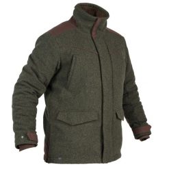Kurtka myśliwska Solognac 900 wełna. Brązowe kurtki męskie SOLOGNAC, s, bez wzorów, z wełny, sportowe, bez kaptura. Za 699.99 zł.