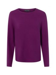 Franco Callegari Sweter z dzianiny Kobiety Bawełna wyrazisty róż|lila, XXXL. Czerwone swetry nierozpinane damskie Franco Callegari, uniwersalny, bez wzorów, z bawełny, eleganckie, bez kołnierzyka, bez ramiączek. Za 249.95 zł.