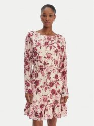 Guess Sukienka codzienna W6RK37 WJ712 Beżowy Regular Fit. Brązowe sukienki damskie Guess, na co dzień, xs, z aplikacjami, z syntetyku, bez kołnierzyka, bez ramiączek, proste. Za 659.99 zł.