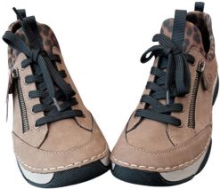Rieker Shoes Brązowe 39 (45973-24). Brązowe buty sportowe męskie Rieker, bez wzorów, bez zapięcia. Za 316.22 zł.