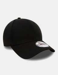 Czapka New Era Flag 39thirty. Czarne czapki damskie New Era, bez wzorów, z bawełny. Za 109.25 zł.