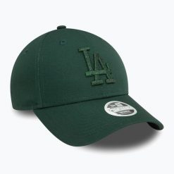 Czapka z daszkiem damska New Era Metallic 9FORTY Los Angeles Dodgers. Zielone czapki damskie New Era, na zimę, bez wzorów. Za 119.99 zł.
