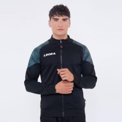 Kobieta Biegowa Kurtka Lekka Oddychająca Czarna-Zielona Tiffany. Czarne kurtki sportowe damskie Legea, s, bez wzorów, z bawełny, bez ramiączek, bez kaptura, do biegania. Za 136.00 zł.