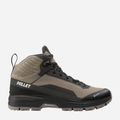 Buty trekkingowe męskie Millet Wanaka Mid GTX. Brązowe trekkingi męskie Millet, z materiału, bez zapięcia. Za 856.25 zł.