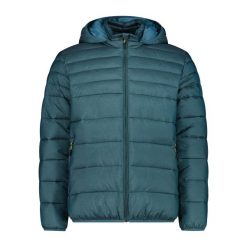 Kurtka z kapturem CMP Snaps. Zielone kurtki sportowe męskie CMP, na zimę, m, bez wzorów, z puchu, z kapturem, narciarskie. Za 506.50 zł.