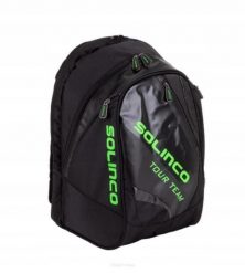 Plecak tenisowy Solinco Back Pack. Czarne plecaki męskie SOLINCO, bez wzorów, z gumy, eleganckie. Za 259.00 zł.