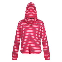Bluza Z Kapturem Damska Paski W Serek Minerve. Białe bluzy damskie Regatta, xl, bez wzorów, z bawełny, bez ramiączek, z kapturem. Za 63.99 zł.