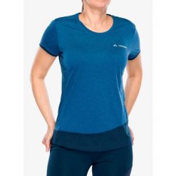 Koszulka szybkoschnąca damska Vaude Sveit Shirt. Niebieskie koszulki sportowe damskie Vaude, bez wzorów, bez ramiączek. Za 156.99 zł.