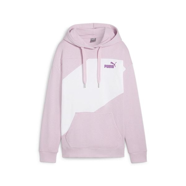 Puma Bluza Power Tr 67789360. Fioletowe bluzy damskie Puma, m, bez wzorów, z bawełny, klasyczne, bez ramiączek, z kapturem. Za 178.56 zł.