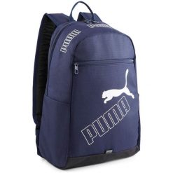 Plecak Puma Phase II 21L. Niebieskie plecaki męskie Puma, bez wzorów, z materiału. Za 79.99 zł.