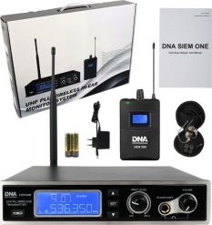 Mikrofon DNA Profesjonalny douszny odsłuch bezprzewodowy stereo system monitorowania dźwięku. Słuchawki bezprzewodowe Bitmat. Za 695.68 zł.