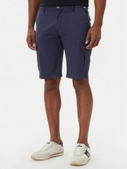 Beverly Hills Polo Club Szorty materiałowe P-SS26M-B476381 Niebieski Regular Fit. Niebieskie szorty męskie Beverly Hills Polo Club, bez wzorów, z bawełny. Za 203.99 zł.
