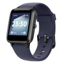 Zegarek smartwatch Kalenji CW900 HR. Niebieskie zegarki męskie Decathlon, bez wzorów, ze stali. Za 219.99 zł.