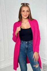 Sweter z rękawami typu nietoperz fuksja. Czerwone swetry nierozpinane damskie KESI, l, bez wzorów, z wełny, bez kołnierzyka, plus size, bez ramiączek. Za 178.78 zł.