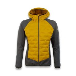 Kurtka Ande Dru Dorośli. Żółte kurtki sportowe męskie ANDE, s, bez wzorów, z materiału, bez kaptura, trekkingowe. Za 398.99 zł.