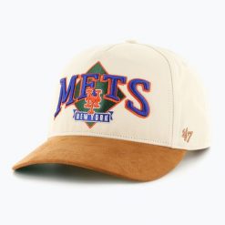 Czapka z daszkiem 47 Brand New York Mets The Diamond Hitch. Brązowe czapki damskie 47 Brand, na zimę, bez wzorów. Za 149.99 zł.