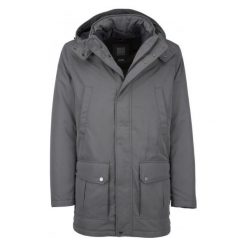 Geox kurtka męska 54 szary. Szare kurtki męskie Geox, m, bez wzorów, bez kaptura. W wyprzedaży za 339.00 zł.