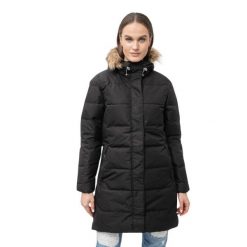 Parka damska Helly Hansen Aden Down. Czarne parki damskie Helly Hansen, bez wzorów, z puchu, bez kaptura. W wyprzedaży za 1,134.00 zł.