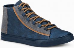 Ombre Buty męskie trampki T343 - granatowe 44. Trampki męskie Ombre, bez wzorów, bez zapięcia. Za 89.99 zł.