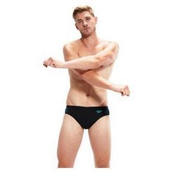 Slipy kąpielowe męskie Speedo Hyper Boom Splice Brief. Czarne kąpielówki męskie Speedo, m, bez wzorów. Za 78.99 zł.
