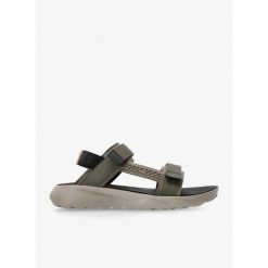 Sandały turystyczne męskie Columbia Peakfreak Roam Sandal. Zielone buty zimowe męskie Columbia, bez wzorów, bez obcasa, bez zapięcia. Za 198.99 zł.