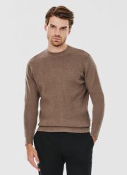 PAKO LORENTE – Męski sweter w kolorze brązowym. Brązowe swetry męskie Pako Lorente, na jesień, m, bez wzorów, z bawełny, bez kołnierzyka, bez ramiączek. Za 169.99 zł.