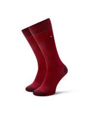 Tommy Hilfiger Skarpety długie 701230606 Czerwony. Czerwone skarpety męskie Tommy Hilfiger, bez wzorów, z bawełny. Za 59.99 zł.