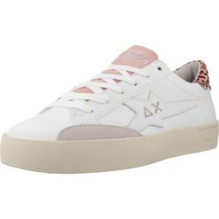 Buty SUN68 KATY LEATHER Biały. Białe obuwie trekkingowe damskie SUN68, ze skóry, bez zapięcia. Za 398.99 zł.