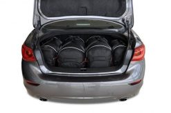 Torby Do Bagażnika Infiniti Q50 Hev 2013-2017 4Szt Kjust. Czarne torby podróżne damskie KJUST, bez wzorów, z kauczuku. Za 1,155.00 zł.