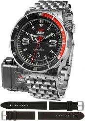 Zegarek męski Vostok Europe NH35A-510A587B srebrny. Szare zegarki męskie Vostok Europe, bez wzorów, srebrne. Za 5,506.96 zł.