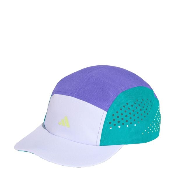 CZAPKA RUN 5-PANEL CLIMACOOL. Szare czapki damskie Adidas, bez wzorów, z materiału. Za 129.00 zł.