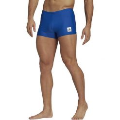 Adidas Kąpielówki adidas Solid Boxer HF5962 HF5962 niebieski S. Niebieskie kąpielówki męskie Adidas, m, bez wzorów. Za 99.59 zł.
