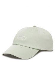 Tommy Jeans Czapka z daszkiem Script AW0AW17815 Zielony. Zielone czapki damskie Tommy Jeans, bez wzorów, z bawełny. Za 129.99 zł.