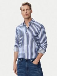 Tommy Jeans Koszula DM0DM23414 Niebieski jasny Regular Fit. Niebieskie koszule męskie Tommy Jeans, m, bez wzorów, z bawełny, bez kołnierzyka, bez ramiączek. Za 329.99 zł.