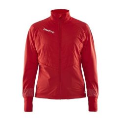 Damska kurtka narciarska Craft Adv Nordic Club. Czerwone kurtki sportowe damskie Craft, l, bez wzorów, z materiału, bez ramiączek, z kapturem, narciarskie. Za 432.00 zł.