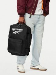Reebok Plecak podróżny CWBEO-RBK-015-CCC-06 Czarny. Czarne plecaki męskie Reebok, bez wzorów, z materiału. Za 219.99 zł.