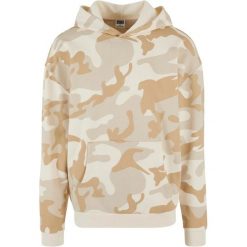 Bluza Z Kapturem Męska Camo Łatwa W Pielęgnacji. Brązowe bluzy męskie Urban Classics, m, bez wzorów, bez ramiączek, z kapturem. Za 153.99 zł.