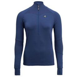 Bluza do narciarstwa biegowego z półgolfem damska Silvini Latera. Niebieskie bluzy damskie Silvini, na jesień, xl, bez wzorów, z materiału, bez ramiączek, bez kaptura. Za 259.99 zł.