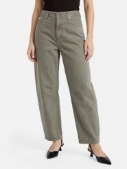Calvin Klein Jeans Jeansy Barrel Kobiety Bawełna zielony, 28. Zielone jeansy damskie Calvin Klein Jeans, bez wzorów, z bawełny. Za 409.95 zł.
