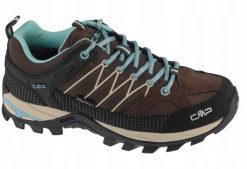 Buty trekkingowe damskie CMP CMP Rigel Low Wmn WP 3Q54456-03QV Brązowe 37. Brązowe obuwie trekkingowe damskie CMP, bez zapięcia. Za 372.28 zł.