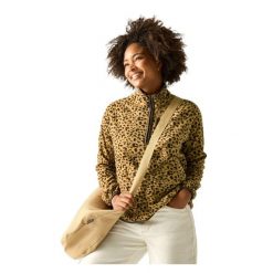 Damska Bluza Polarowa Frankie Leopard Print Half Zip Fleece Jacket. Czarne bluzy damskie Regatta, xl, bez wzorów, z materiału, bez ramiączek, bez kaptura. Za 200.99 zł.