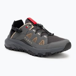 Buty męskie KADVA Chorro. Szare buty zimowe męskie KADVA, bez wzorów, bez obcasa, bez zapięcia. Za 169.99 zł.
