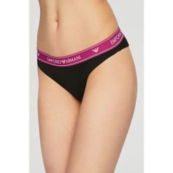 Emporio Armani - Figi (2-pack). Szare majtki damskie Emporio Armani, z bawełny. W wyprzedaży za 119.90 zł.