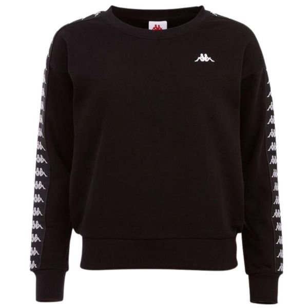 Bluza damska Kappa Janka. Czarne bluzy damskie Kappa, l, bez wzorów, z bawełny, sportowe, bez ramiączek, bez kaptura. Za 101.99 zł.
