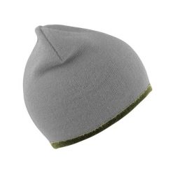 Czapka Zimowa Unisex Dwustronna O Kroju Modnym. Szare czapki męskie RESULT, na zimę, bez wzorów. Za 40.99 zł.