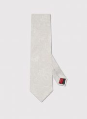 PAKO LORENTE – Jedwabny beżowy krawat męski. Brązowe krawaty i muchy Pako Lorente, bez wzorów, z jedwabiu, eleganckie. Za 149.99 zł.